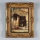 Old Signed Painting By Domenico Pennacchini, Oil On Panel, 1800s Original