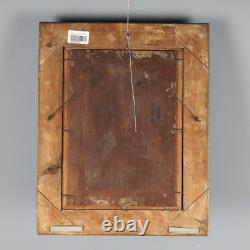 Old Signed Painting by Domenico Pennacchini, Oil on Panel, 1800s Original