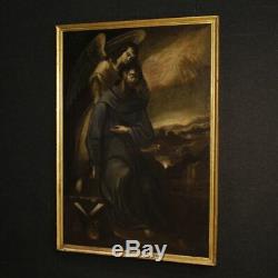 Old Spanish Painting Oil Painting On Canvas Religious St. Francis 600