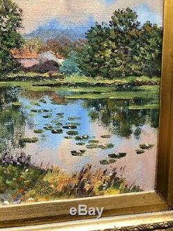 +++++ Old Table Hst Oil On Canvas Signed Claude Mourier +++++