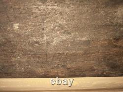 Old Table Oil Painting Flemish School of Barbizon 17th 18th Gilded Frame