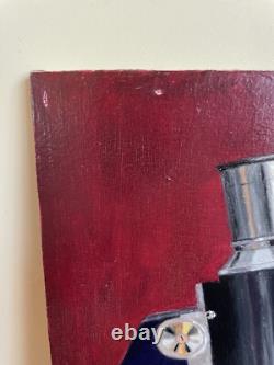 Old Table Oil on Panel J. B Maurice VECKER 1899-1988 Still Life