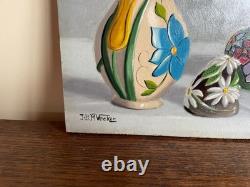 Old Table Oil on Panel J. B Maurice VECKER (1899-1988) Still Life