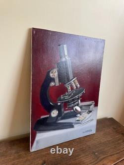 Old Table Oil on Panel J. B Maurice VECKER 1899-1988 Still Life