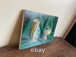 Old Table Oil on Panel J. B Maurice VECKER (1899-1988) Still Life