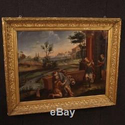 Old Table Religious Oil Painting With Frame Prodigal Son 700