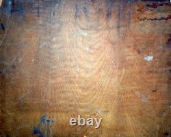 Old Tableaux Urban Landscape signed H. Aimé. Arles. Oil on panel