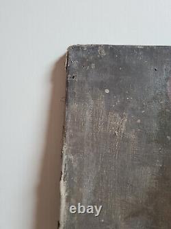Old female nude oil on canvas to be restored. Ca 1890