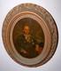 Old Miniature Portrait Of A Magistrate. Empire Style. Oil On Canvas. Spain. 19th Century.