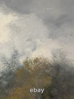 Old oil / canvas signed characters near the well Galien Laloue France