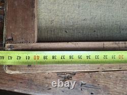 Old oil on canvas Rose Grimaldi sign