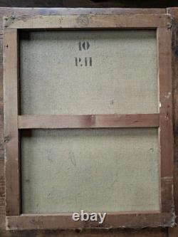 Old oil on canvas Rose Grimaldi sign