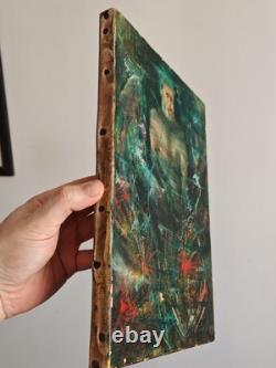 Old oil on canvas / Signature to identify