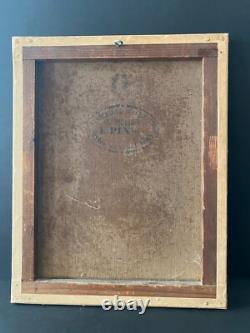 Old oil on canvas after The Girl with the Blue Turban by JB Greuze