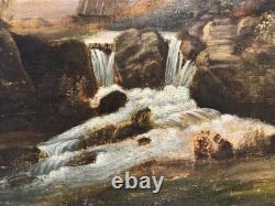 Old oil on canvas around 1850, circle of DIAZ DE LA PEÑA