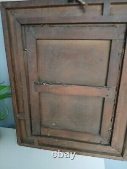 Old oil on canvas painting Frame School of the 19th Century After Hubert Robert
