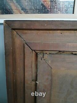 Old oil on canvas painting Frame School of the 19th Century After Hubert Robert
