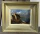 Old Oil On Canvas Signed House By The Seaside Brittany Finistère