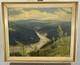 Old Oil On Canvas Signed Landscape From The North Or East Russian School