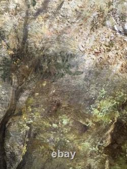 Old oil on panel French School Barbizon entourage of DIAZ DE LA PEÑA