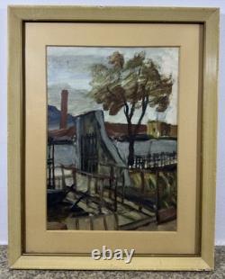 Old oil on panel Italian School Scafati Italy Naples Pompeii