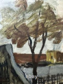 Old oil on panel Italian School Scafati Italy Naples Pompeii