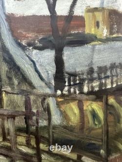 Old oil on panel Italian School Scafati Italy Naples Pompeii