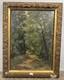 Old Oil On Panel Landscape, Presumed View Of The Fontainebleau Forest