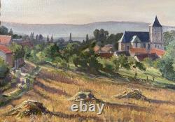 Old oil on panel signed Impressionism Post-Impressionism France
