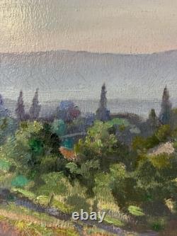 Old oil on panel signed Impressionism Post-Impressionism France