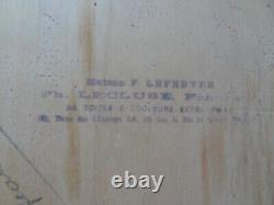Old oil on panel signed M Isnardon port of Martigues XX