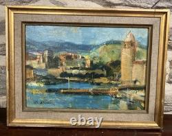 Old oil on panel signed and dated 1907 Fauvism French School