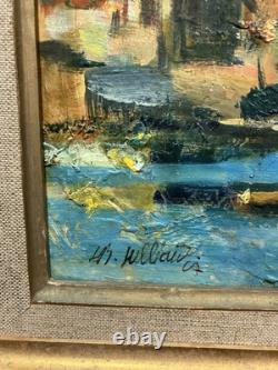 Old oil on panel signed and dated 1907 Fauvism French School