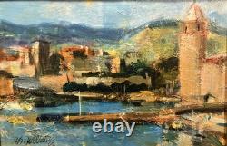 Old oil on panel signed and dated 1907 Fauvism French School