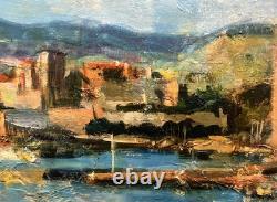 Old oil on panel signed and dated 1907 Fauvism French School