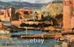 Old oil on panel signed and dated 1907 Fauvism French School