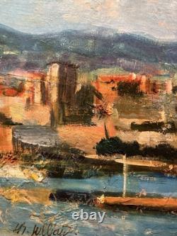 Old oil on panel signed and dated 1907 Fauvism French School