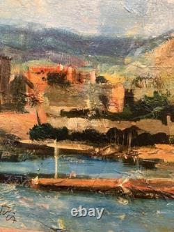 Old oil on panel signed and dated 1907 Fauvism French School