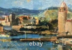 Old oil on panel signed and dated 1907 Fauvism French School