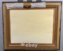 Old oil on panel signed landscape French School of the 20th century