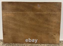 Old oil on panel signed landscape Mention Saint George French school