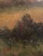 Old Oil Painting Of A Provence Landscape With Houses And Poplar Trees, Signed Ronald Greg Xx