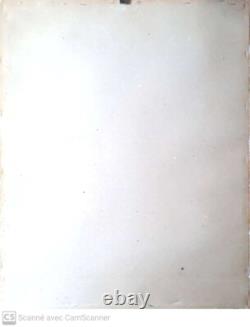 Old oil painting on canvas 40X30 CM SEE PHOTO