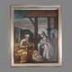 Old Oil Painting On Canvas, Nativity, 17th/18th Centuries #d7#