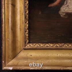 Old oil painting on canvas Suzanne and the Elders 18th century