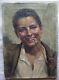 Old Oil Painting On Canvas From The Late 19th To Early 20th Century Signed