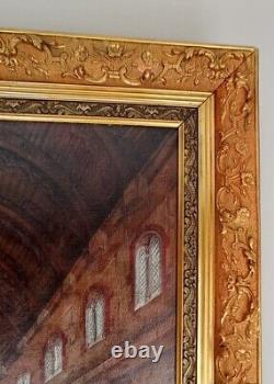 Old oil painting on canvas signed JULES TREMOT, dated 1900