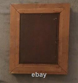 Old oil painting on panel French School 19th century Flower bouquet