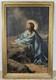 Old Oil Painting On Panel Signed French School, 19th Century, Christ In Prayer