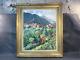 Old Oil Painting On Panel Signed By Jean-pierre Garapin Dated 1970
